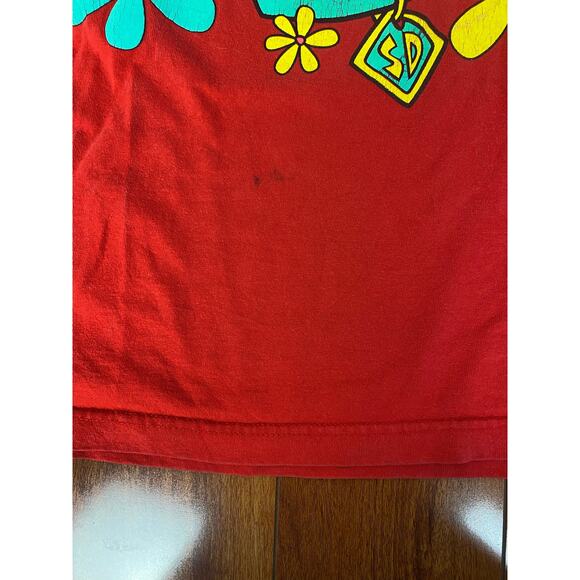 VTG 1998 Hanna Barbera Cartoon Network Scooby-Doo floral graphic t-shirt XL - Picture 6 of 8